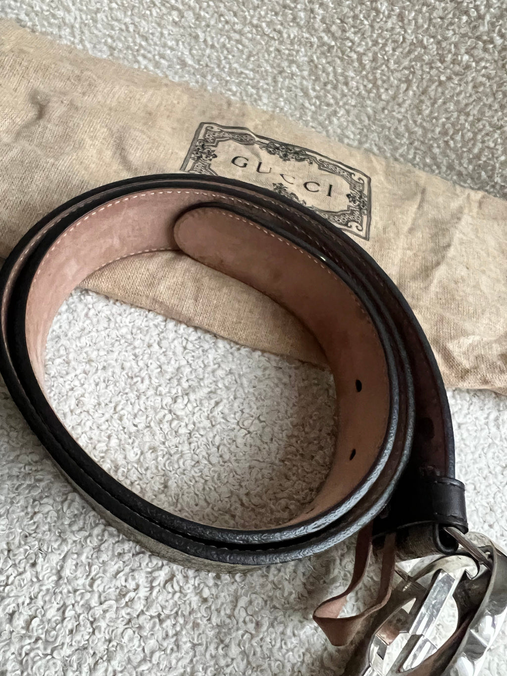 Gucci Interlocking GG Belt Supreme (RRP £360)