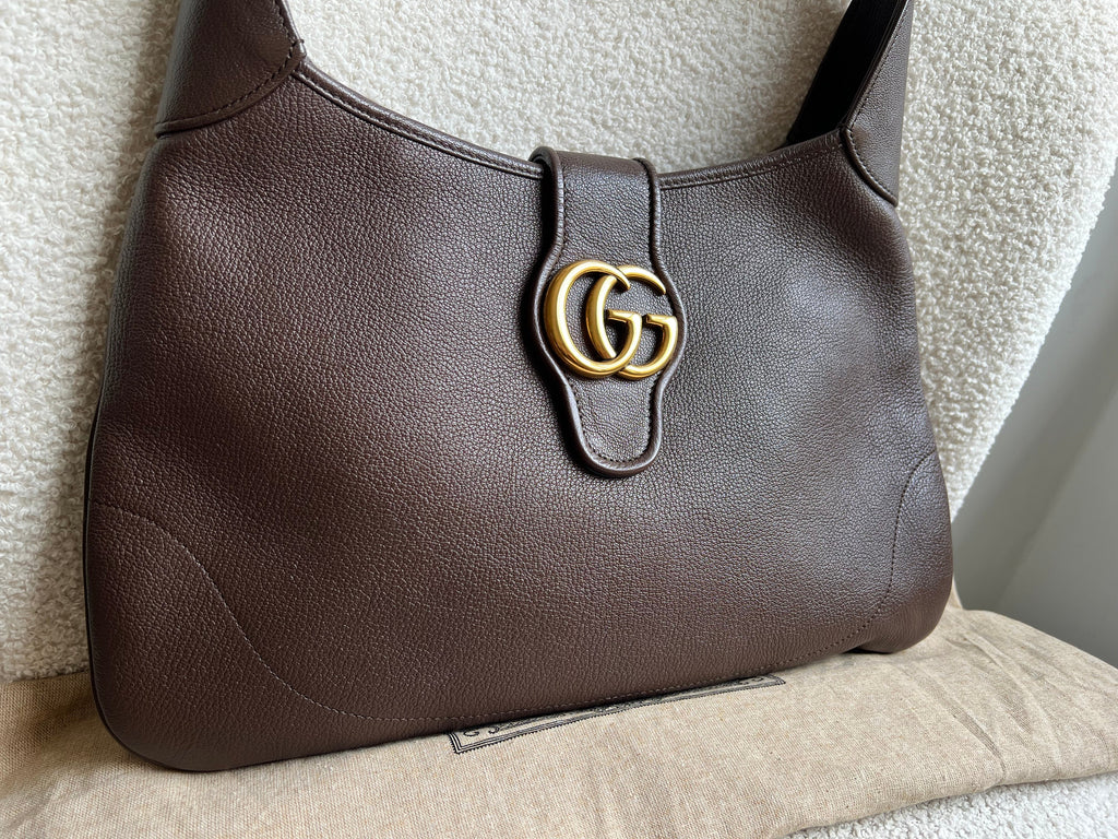 Gucci Brown Large Aphrodite Shoulder Bag (RRP £1760)
