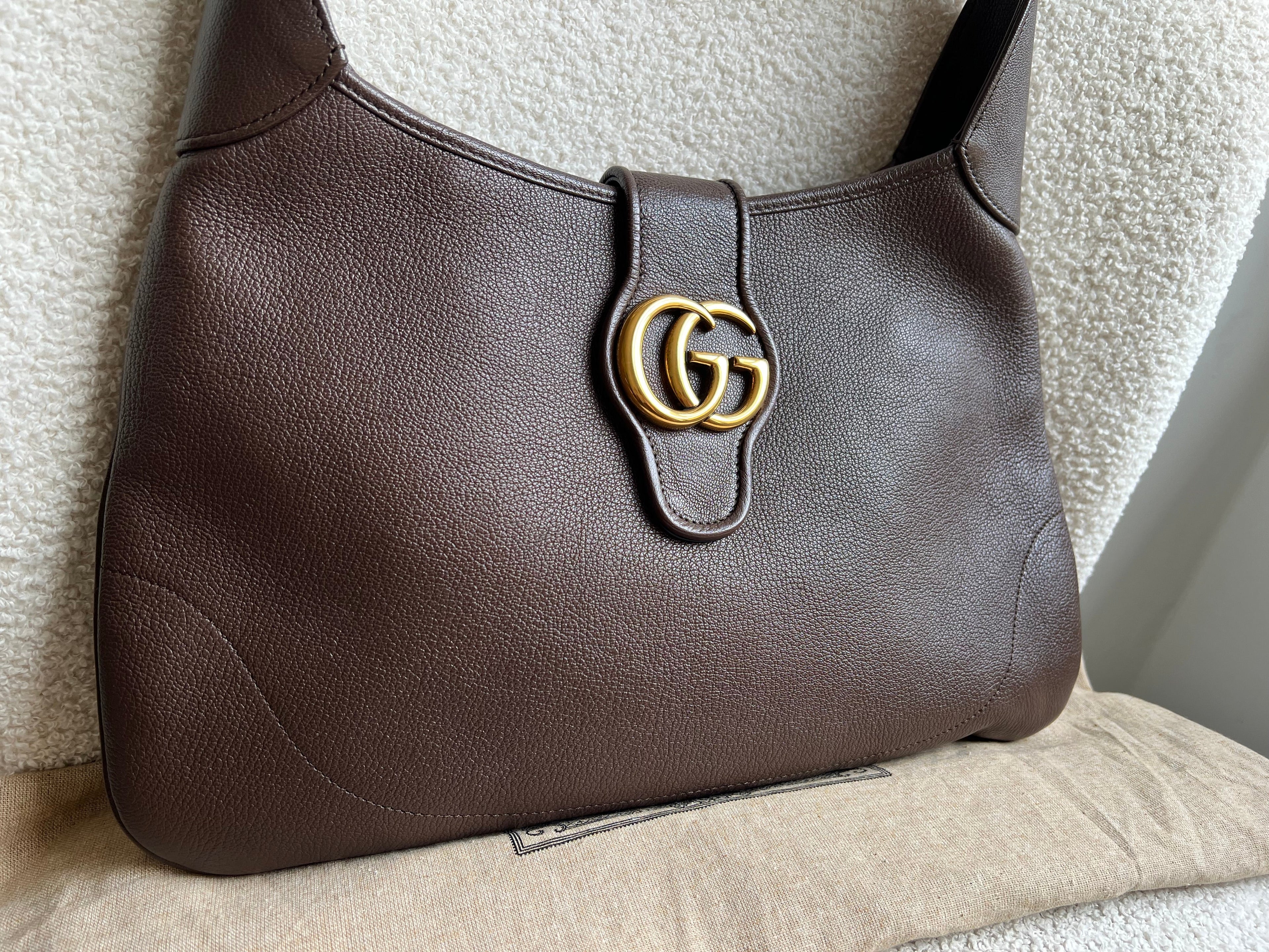 Gucci Brown Large Aphrodite Shoulder Bag (RRP £1760)