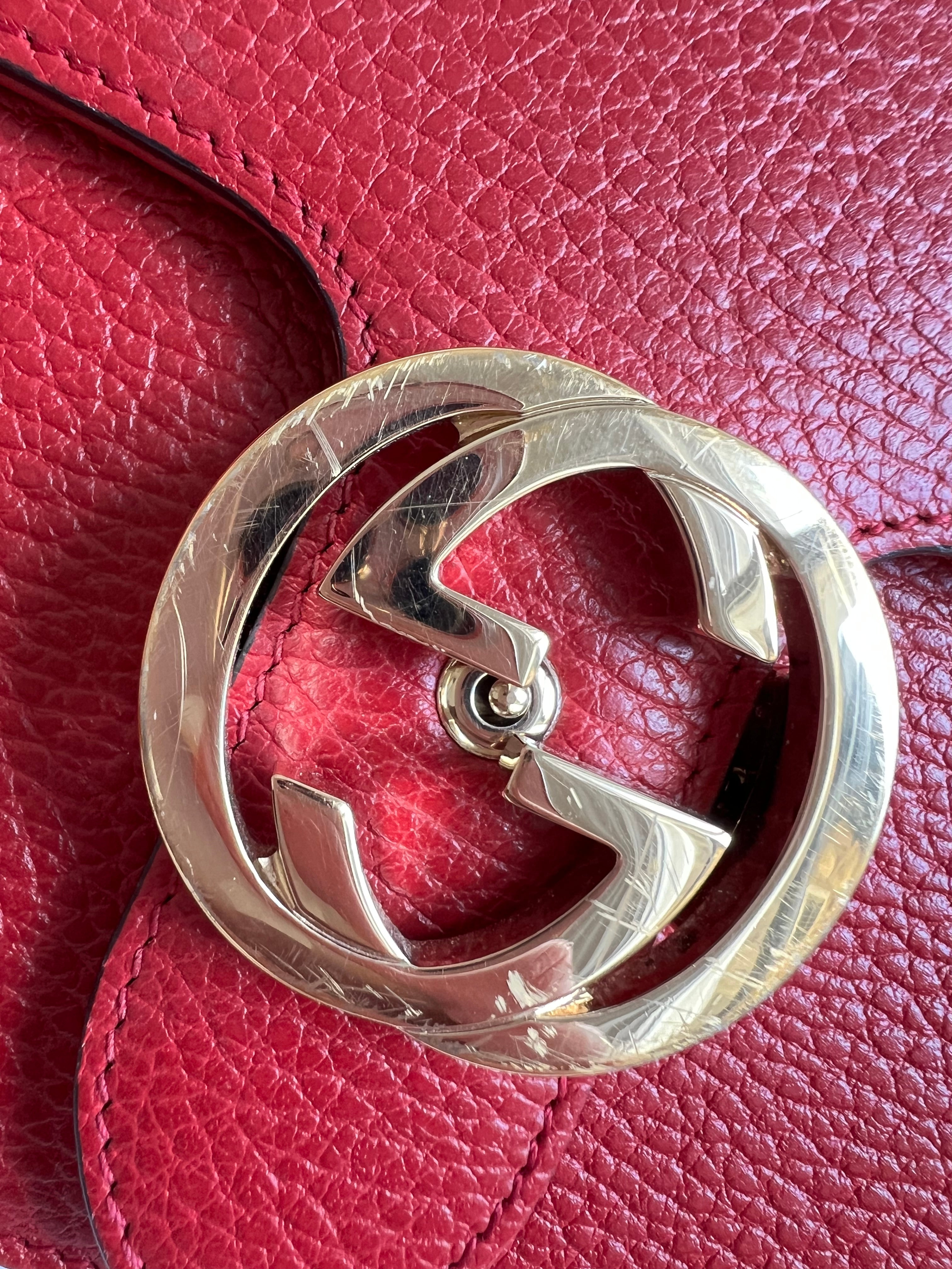 Gucci Interlocking GG Red Small Shoulder Bag