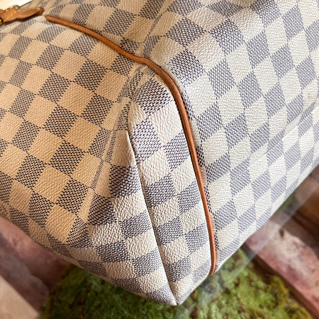 LOUIS VUITTON Totally MM Damier Azur Canvas Tote