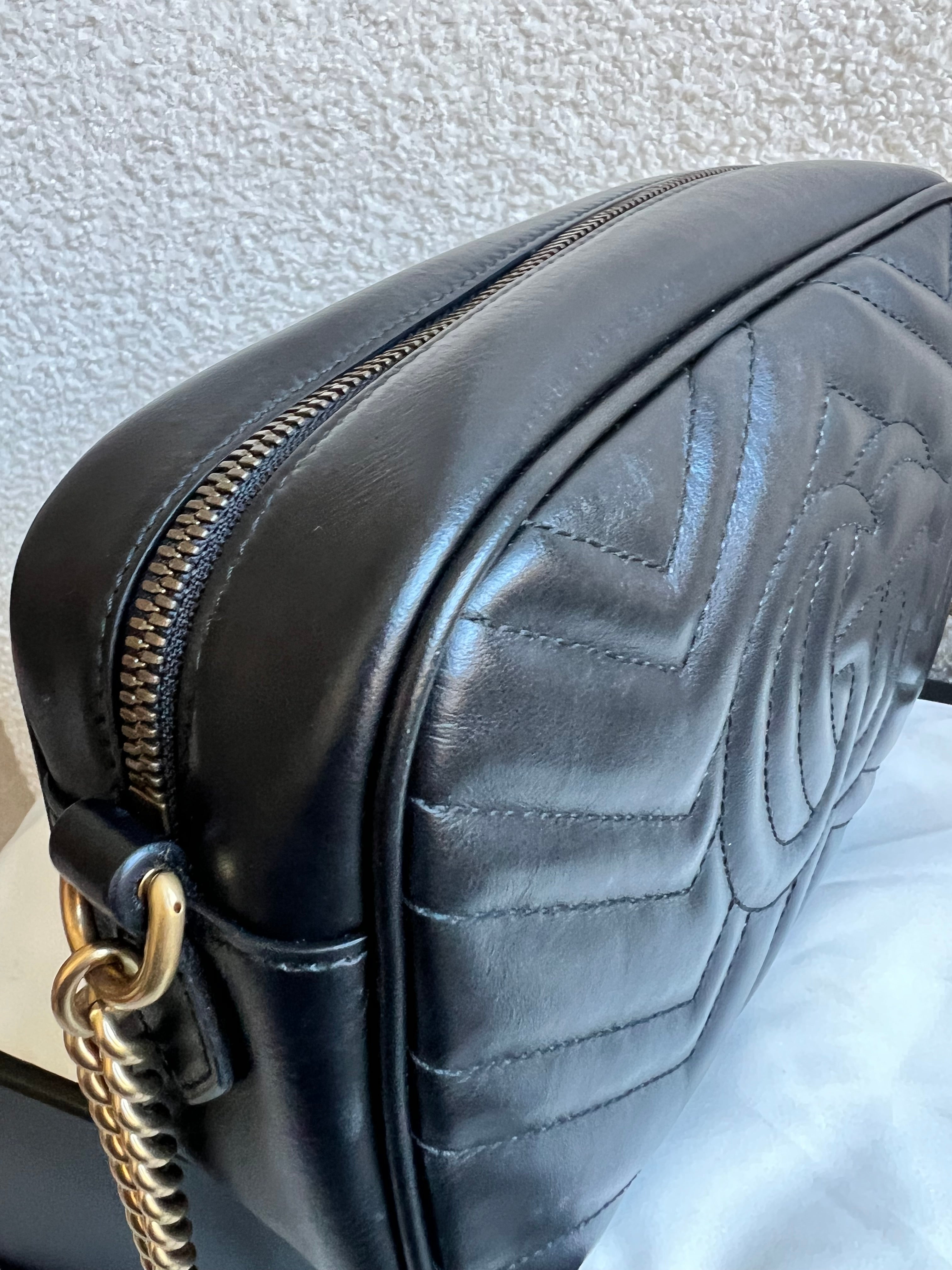 Gucci GG Black Marmont Small Shoulder Bag (RRP £1440)