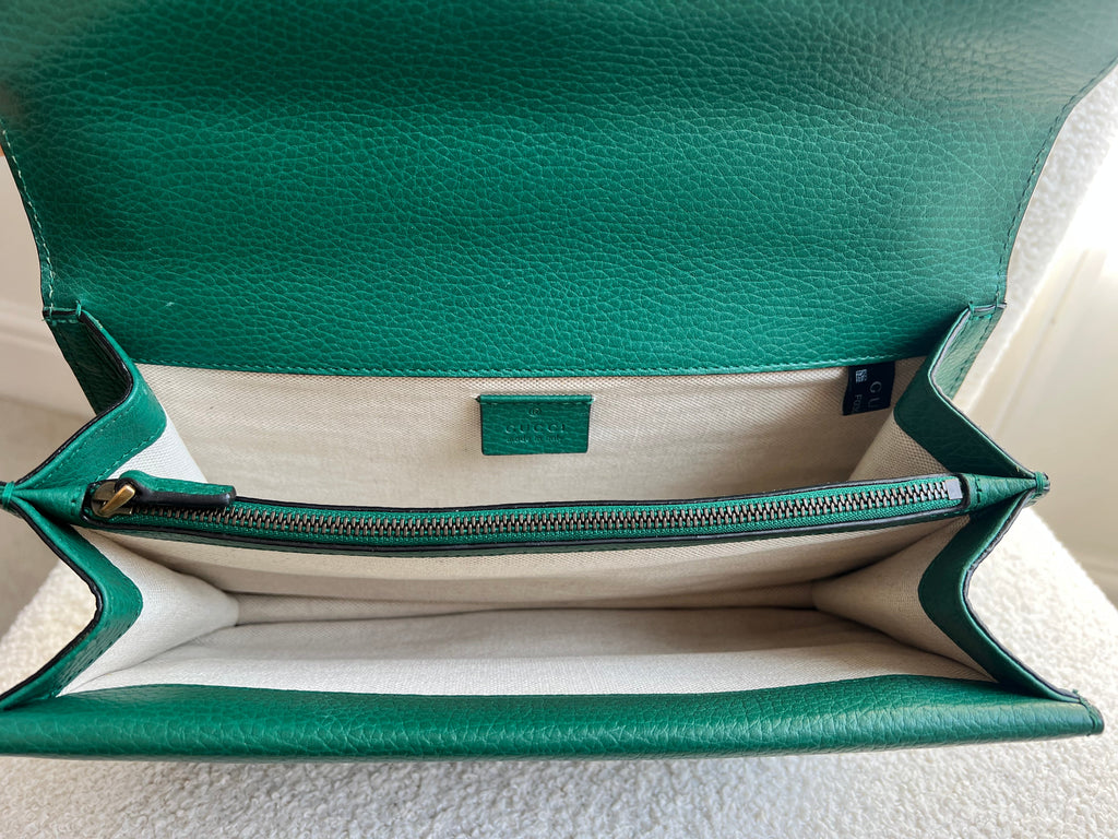 Gucci Dionysus GG Green Small Shoulder Bag (RRP £2,670)