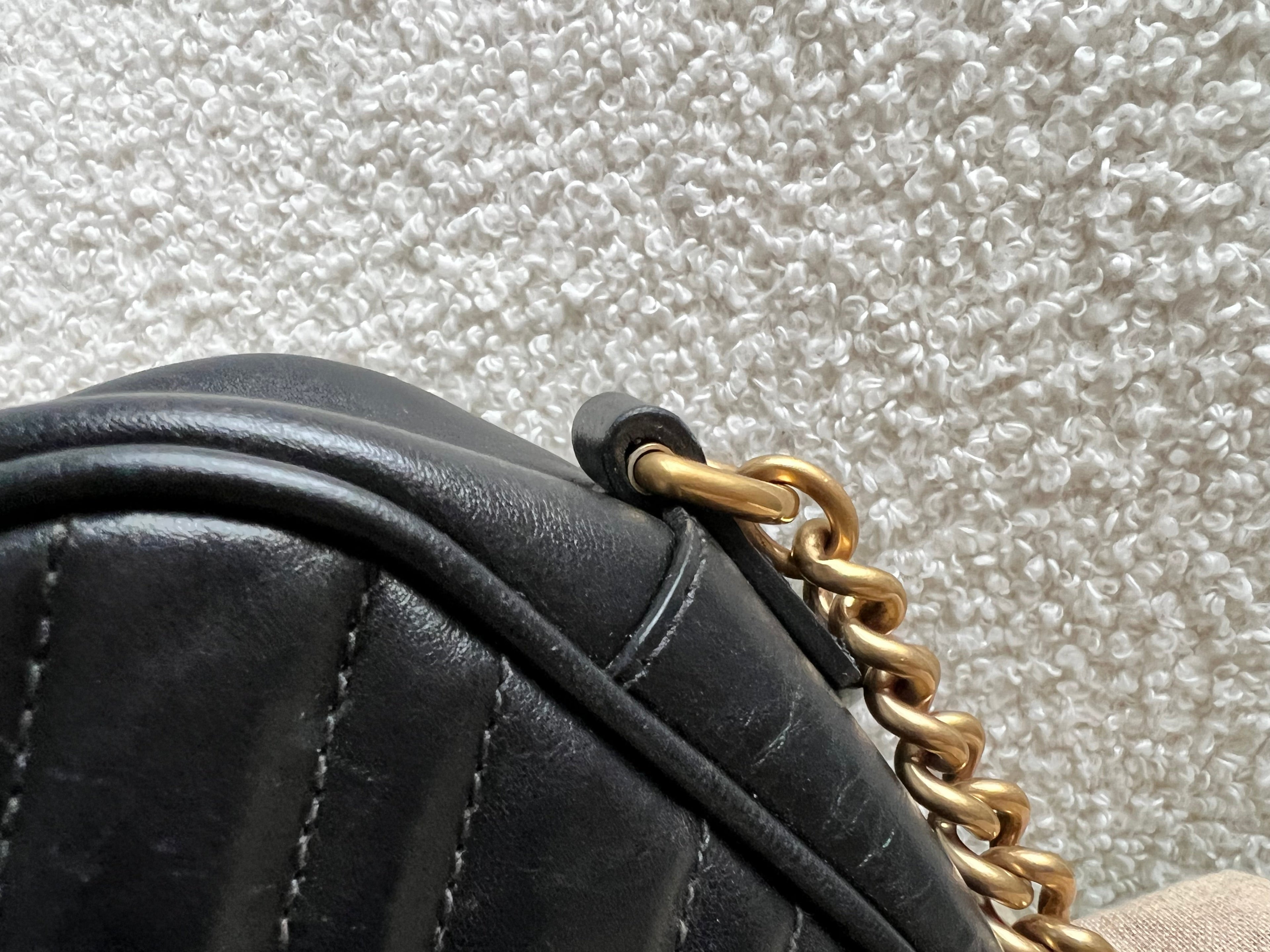 Gucci GG Black Marmont Small Shoulder Bag (RRP £1440)