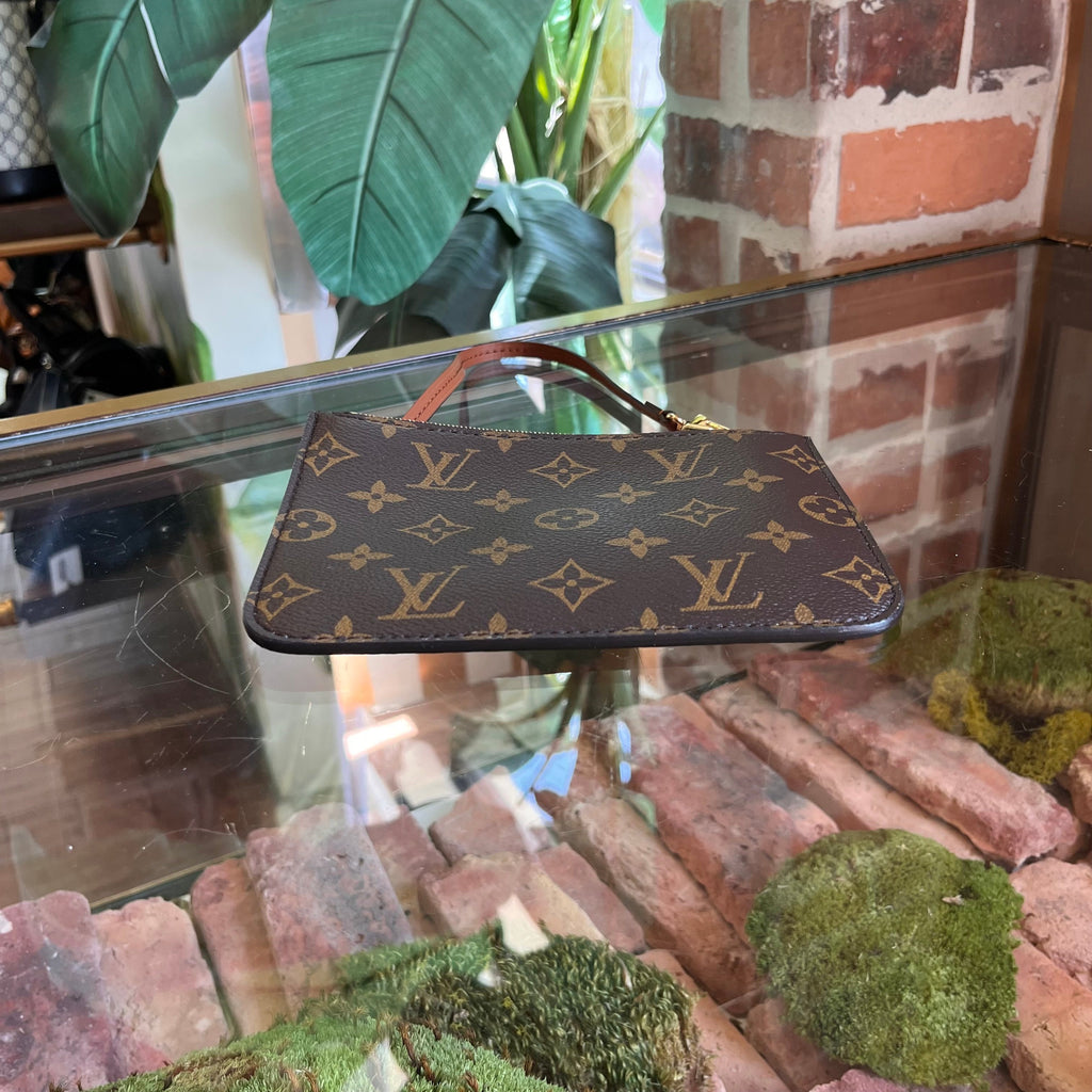 LOUIS VUITTON Loop Pochette Brown Monogram Canvas Pouch