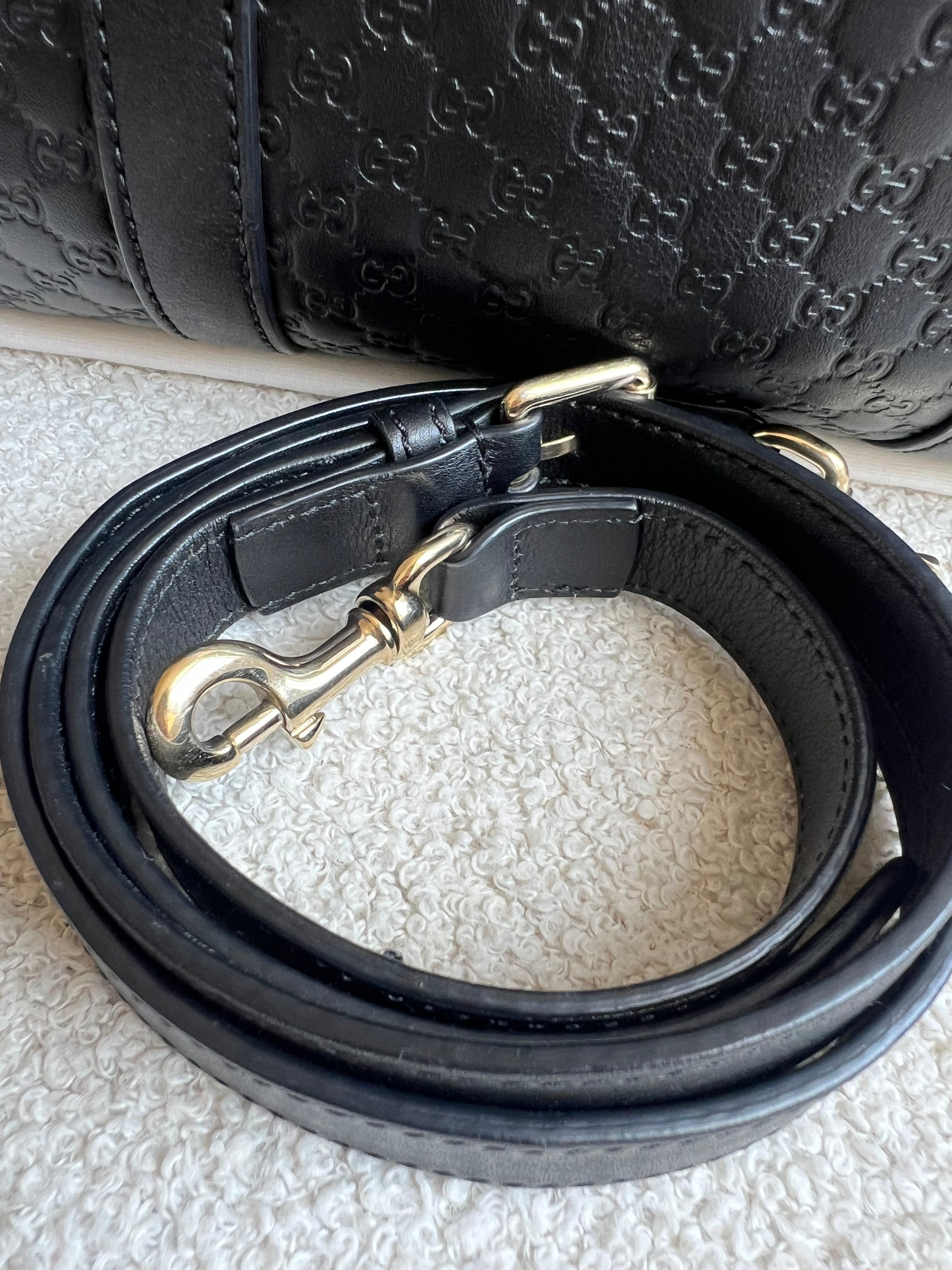 Gucci Black Guccissima Large Boston Joy (RRP £1250)
