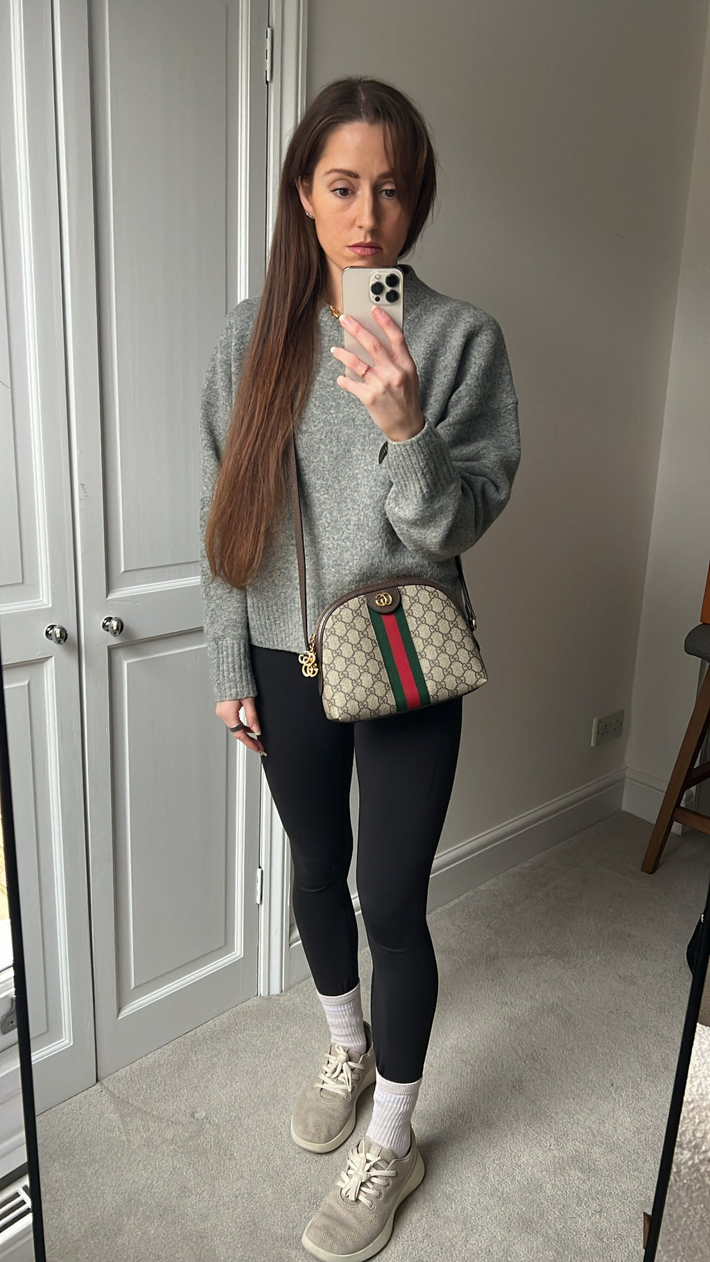 Gucci Ophidia GG Supreme Rounded Top Shoulder Bag (RRP £1,380)