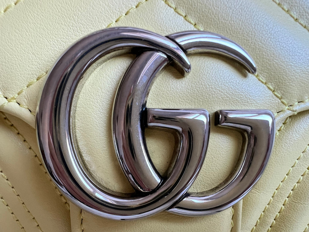 Gucci GG Yellow Marmont Small Shoulder Bag (RRP £2070)