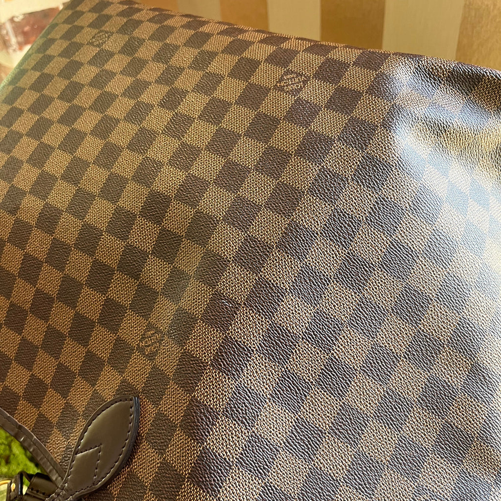 LOUIS VUITTON Neverfull GM Damier Ebene Canvas Tote Bag