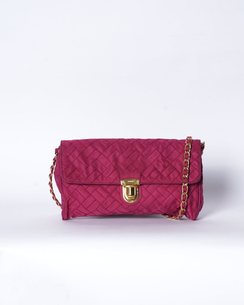 PRADA NYLON CHAIN BAG