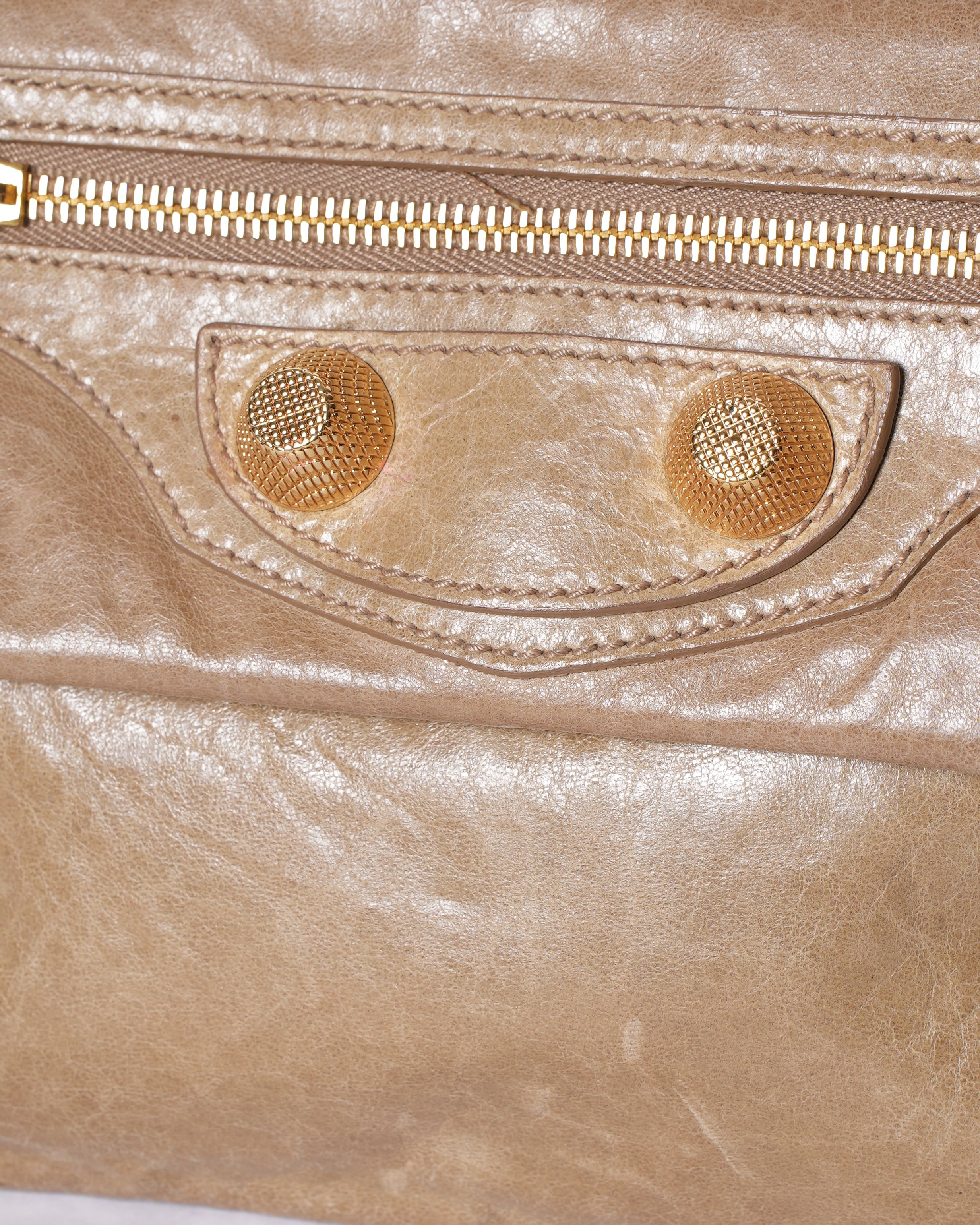 Balenciaga Beige Envelop Clutch