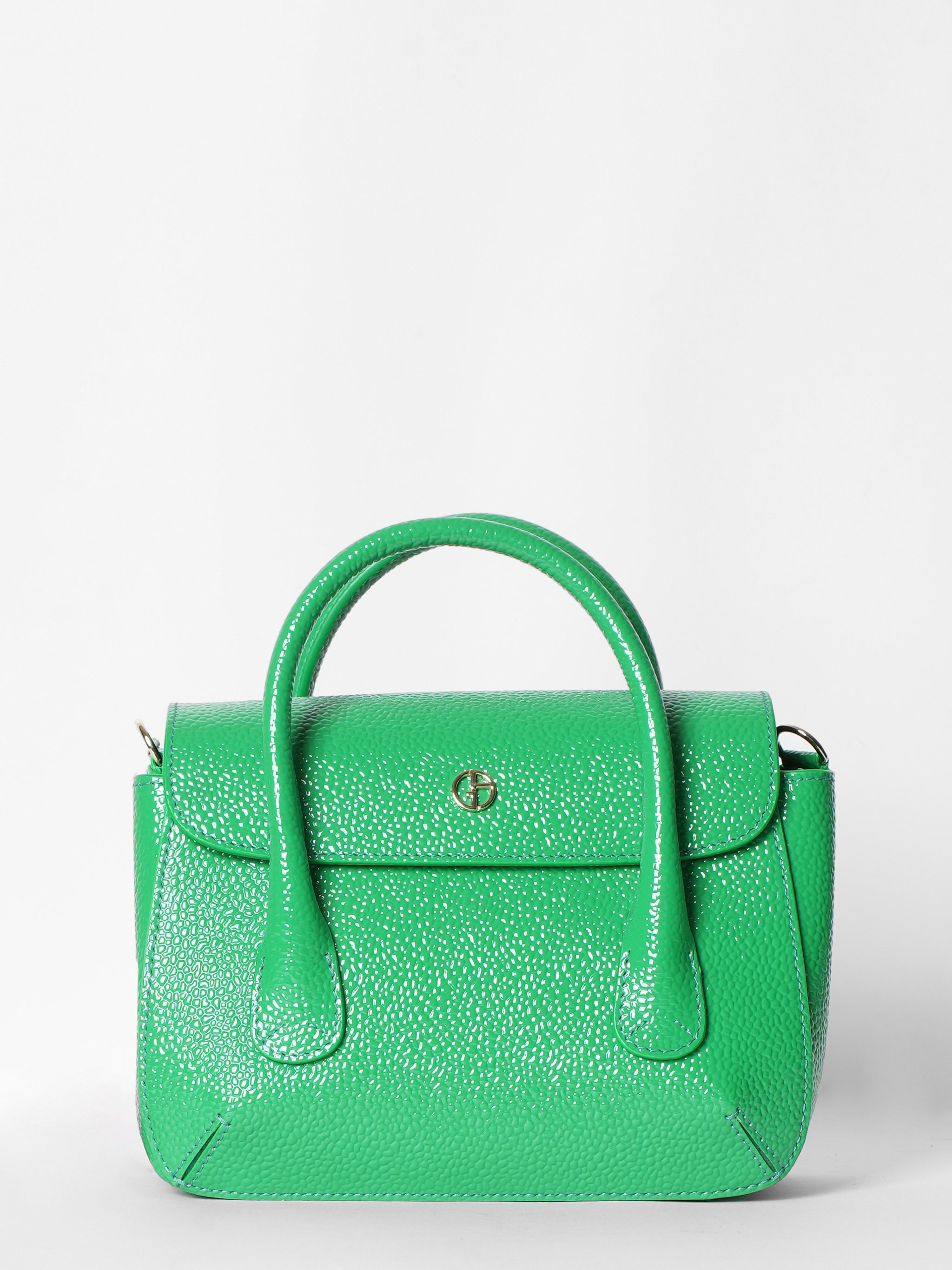 New Georgio Armani Mini Textured Leather Bag