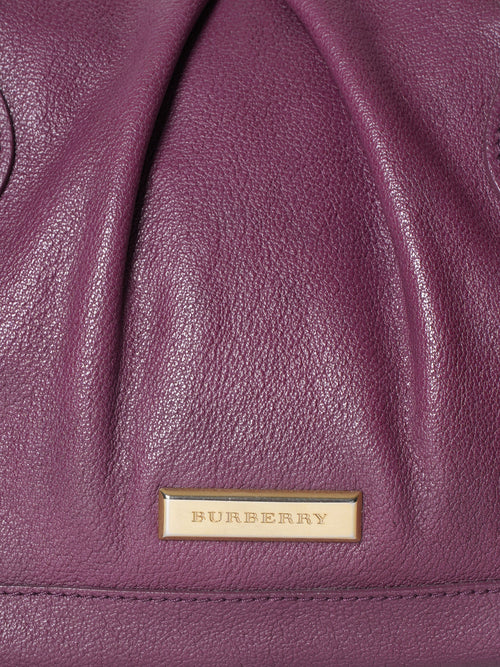 Burberry Barrel Leather Handbag