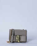 New Salvatore Ferragamo Glitter Vara Crossbody