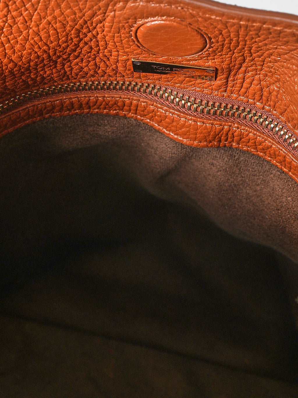 Tom Ford Brown Alix Hobo With Pouch