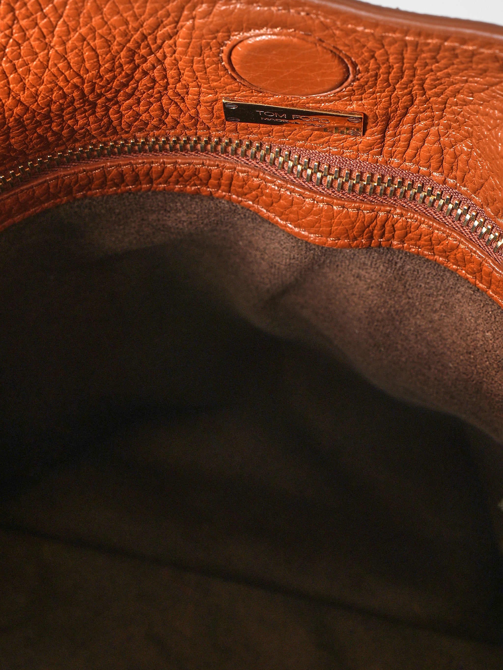 Tom Ford Brown Alix Hobo With Pouch