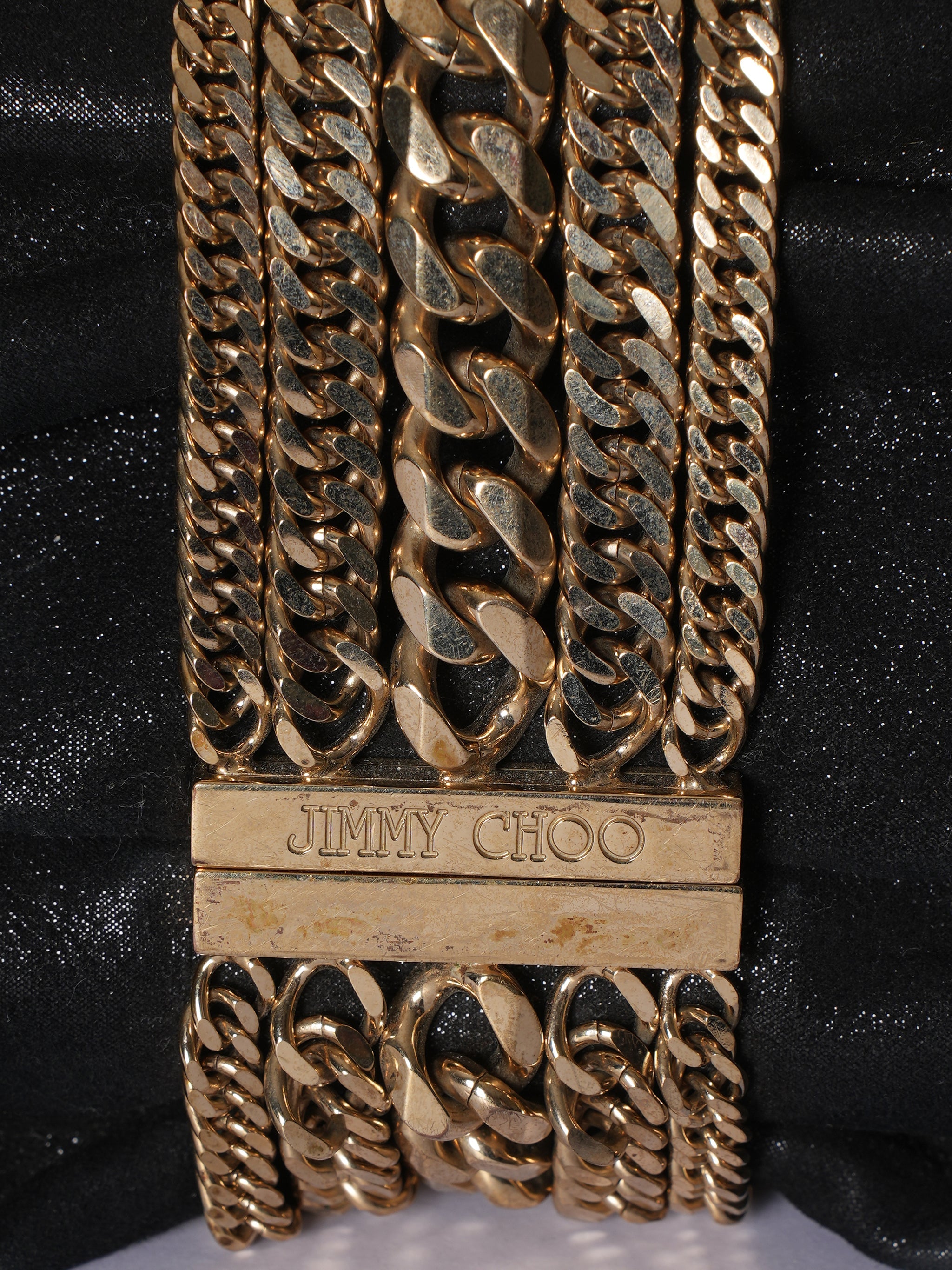 Jimmy Choo Black Shimmer Clutch