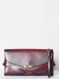 Burberry Large Maroon Crossbody Bag