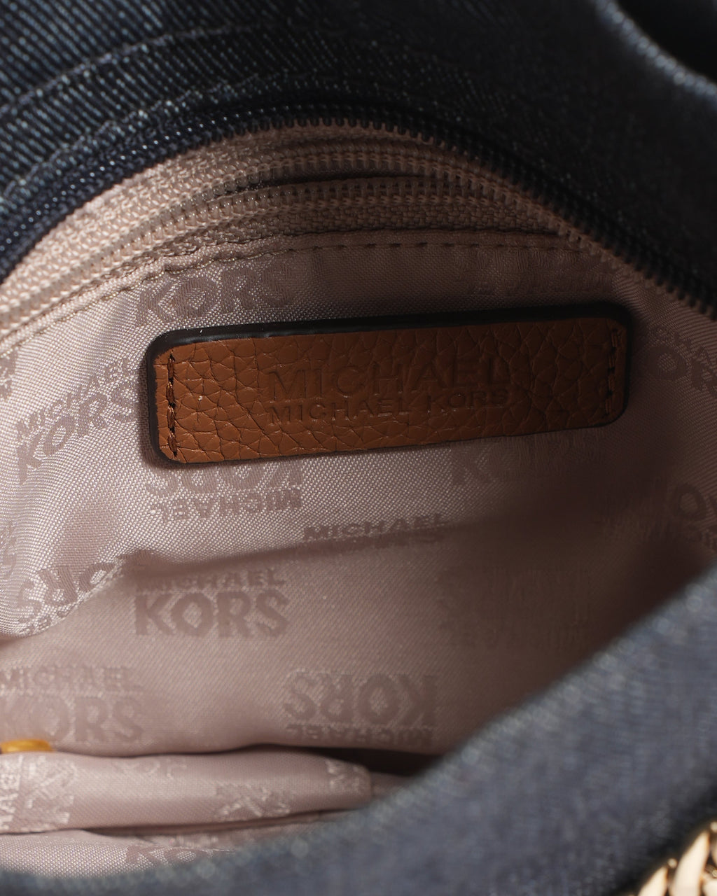Michael Kors Denim & Leather Chelsea Crossbody