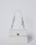Salvatore Ferragamo White Leather Crossbody