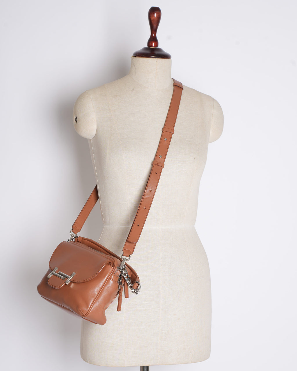 Tod's Double T Crossbody Bag in Brown