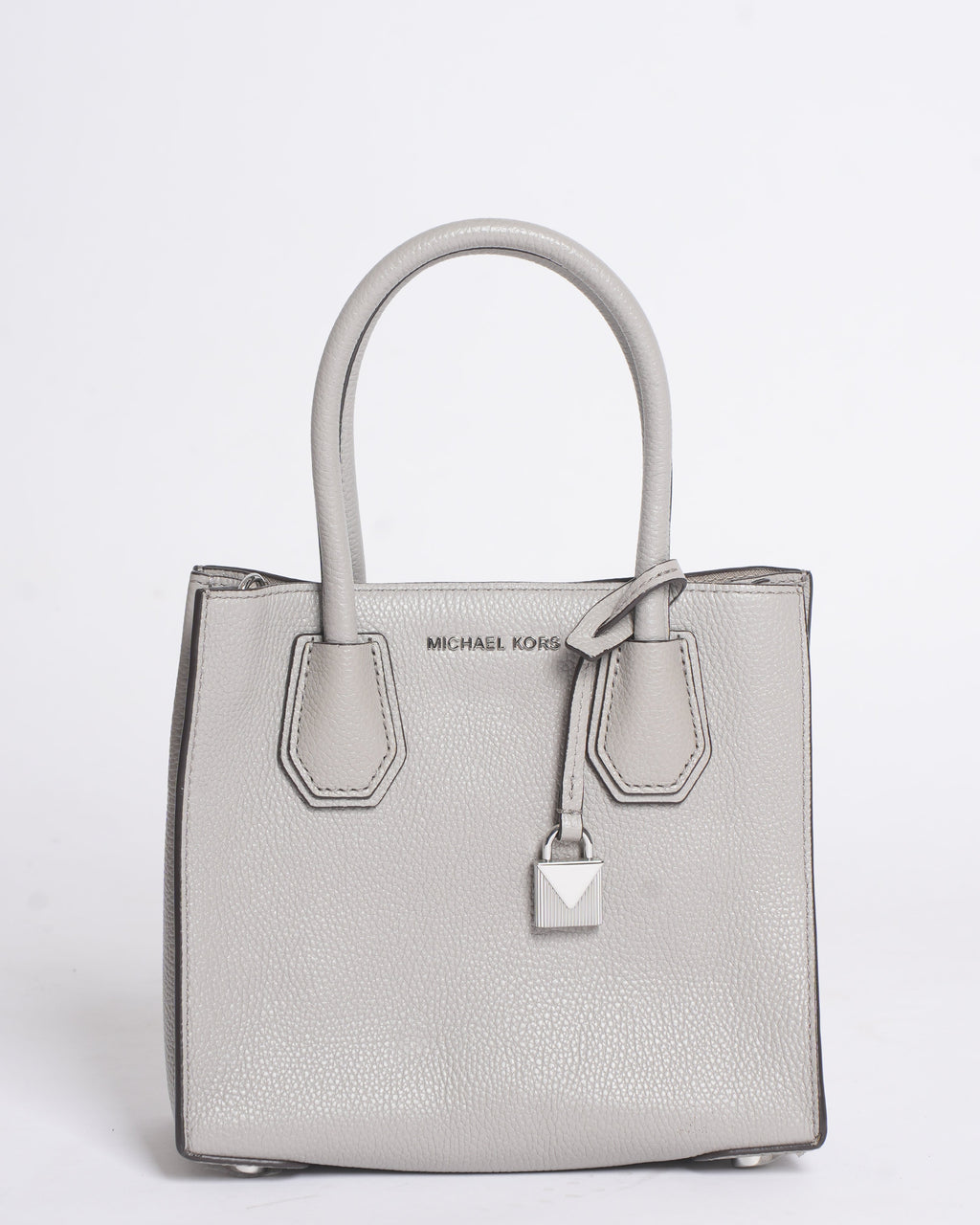 MK Grey Top Handle With Crossbody Bag