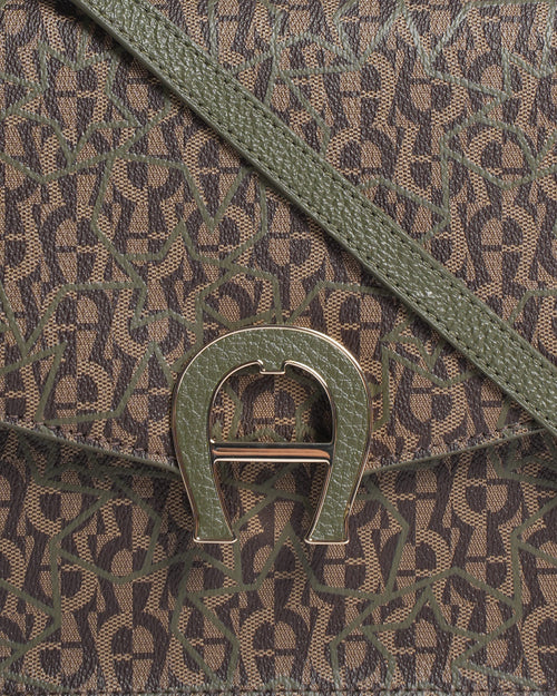 Aigner Monogram Crossbody Bag