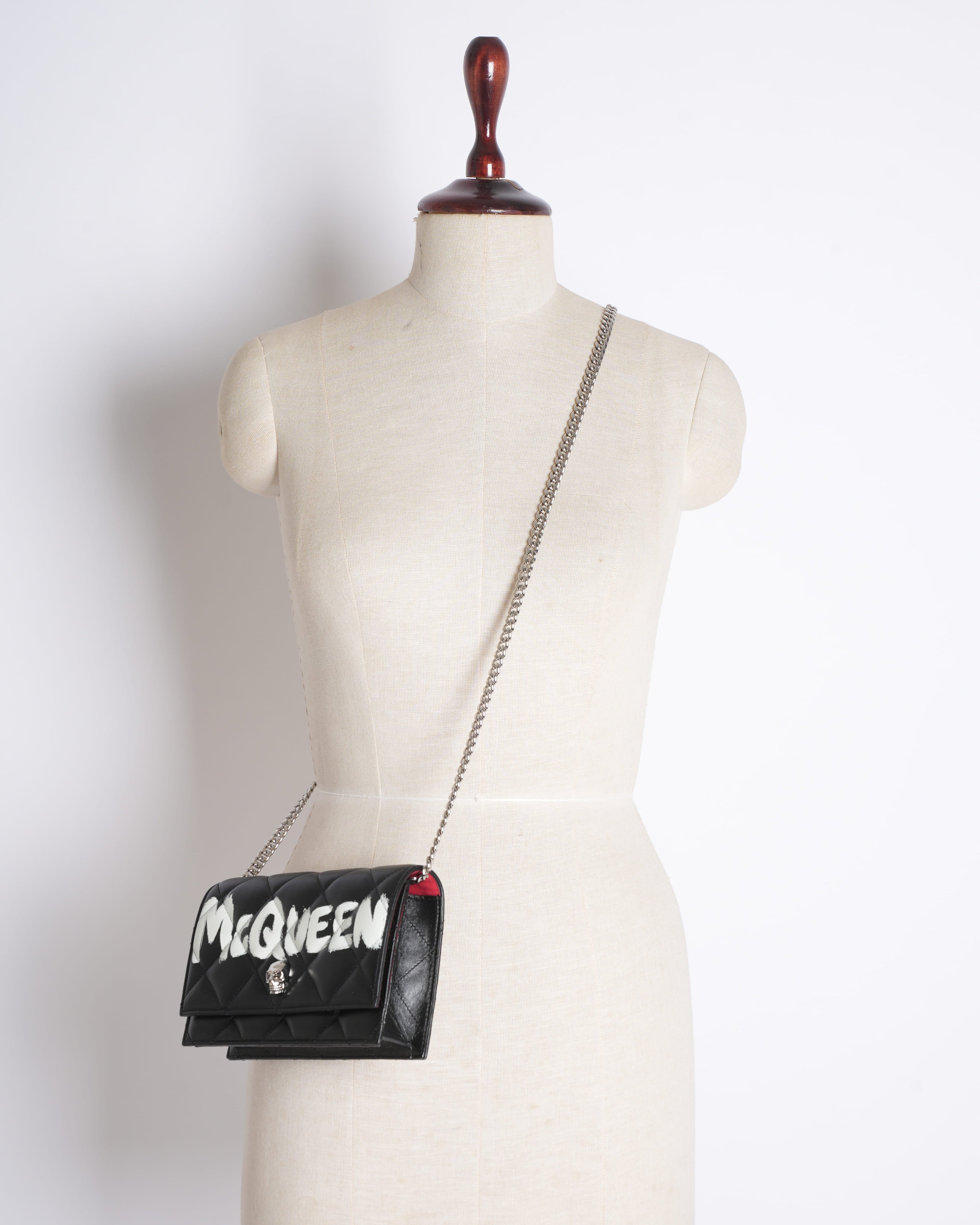 New Alexander McQueen Small Skull Crossbody