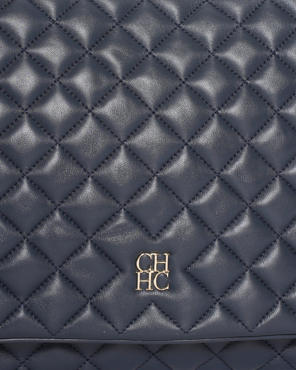 Carolina Herrera Quilted Crossbody Bag in Blue