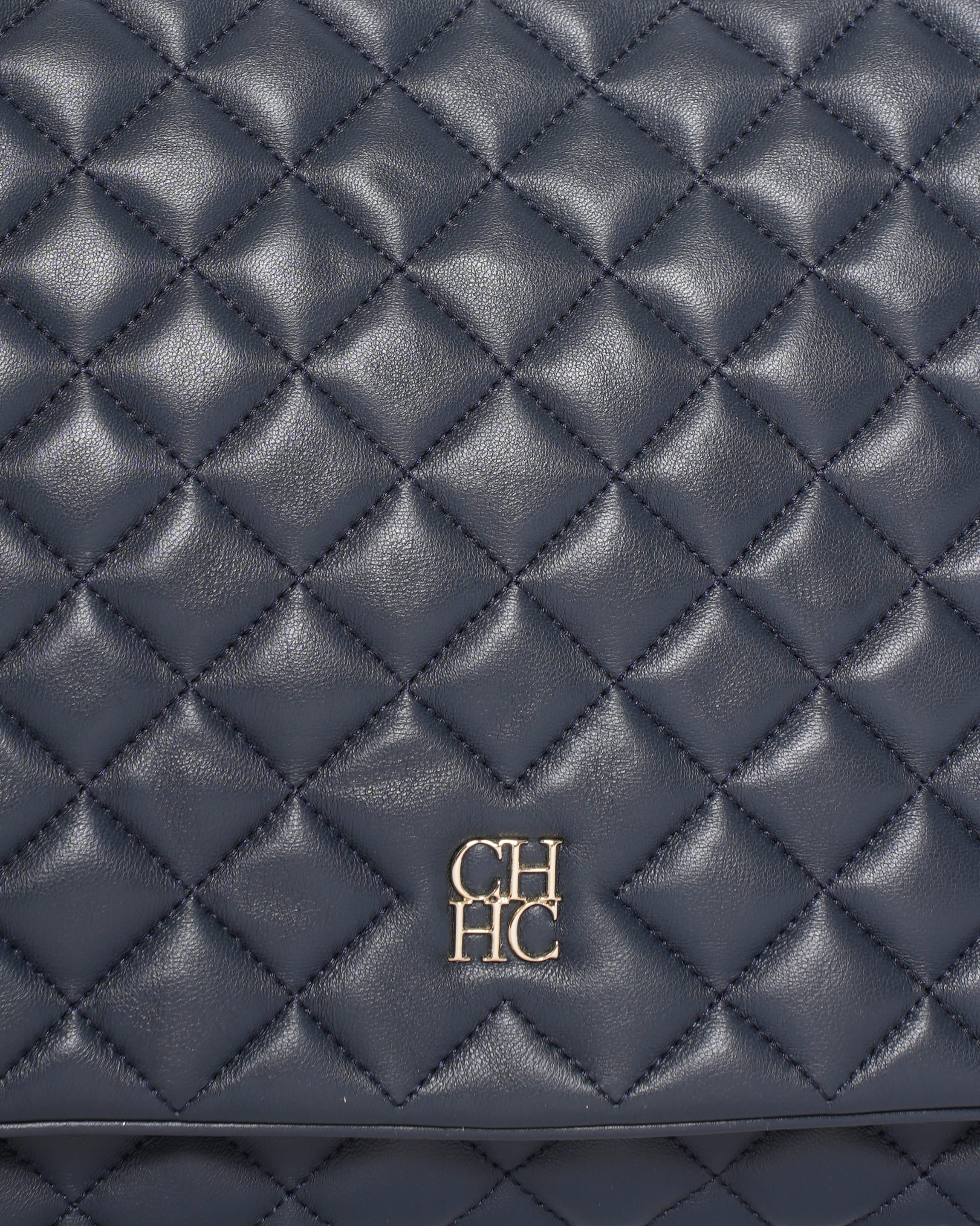 Carolina Herrera Quilted Crossbody Bag in Blue