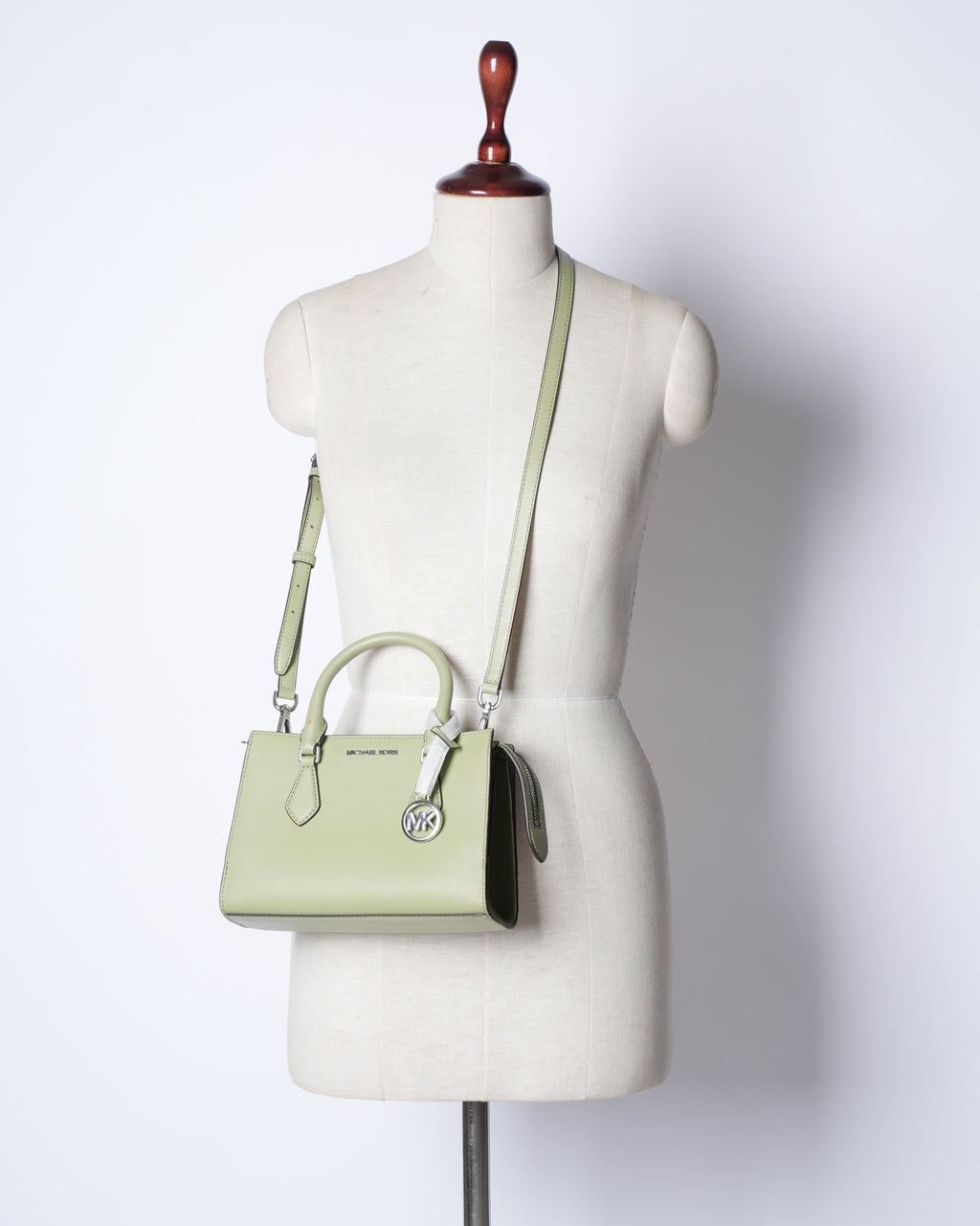 New MK Green Hope Top Handle Crossbody Bag