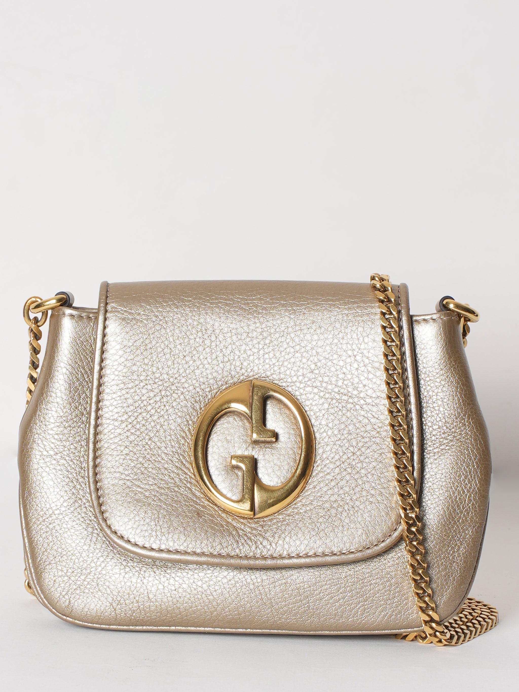 Gucci 1973 Small Leather Crossbody Bag
