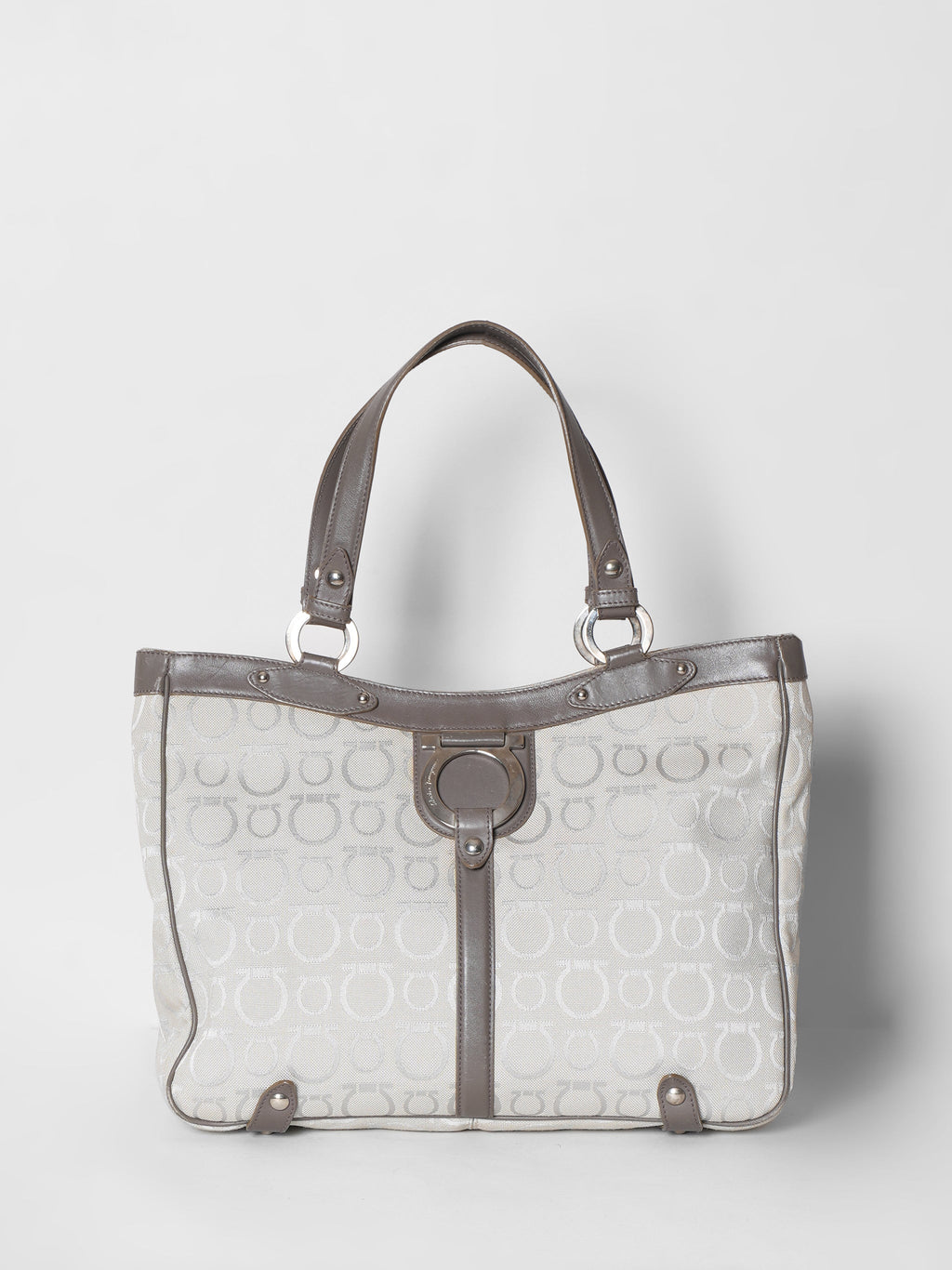 Salvatore Ferragamo Bag Canvas Tote Bag