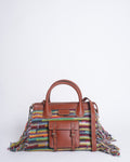 New Chloe women multicolor fringed women's satchel bag
