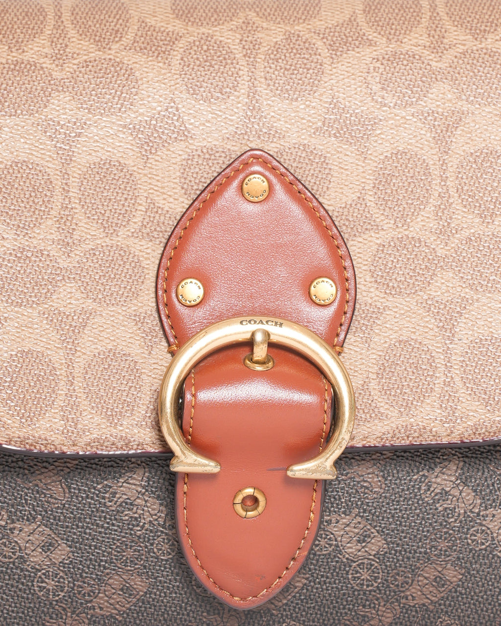 Coach Beat Crossbody Bag in Signature Canvas with Horse & Carriage Monogram
