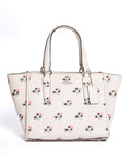 Coach Floral Printed Top Handle Bag