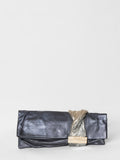 Jimmy Choo Chandra Crystal Embellished Bracelet Suede Clutch