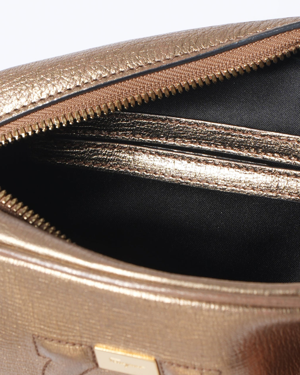 Salvatore Ferragamo City Crossbody In Golden