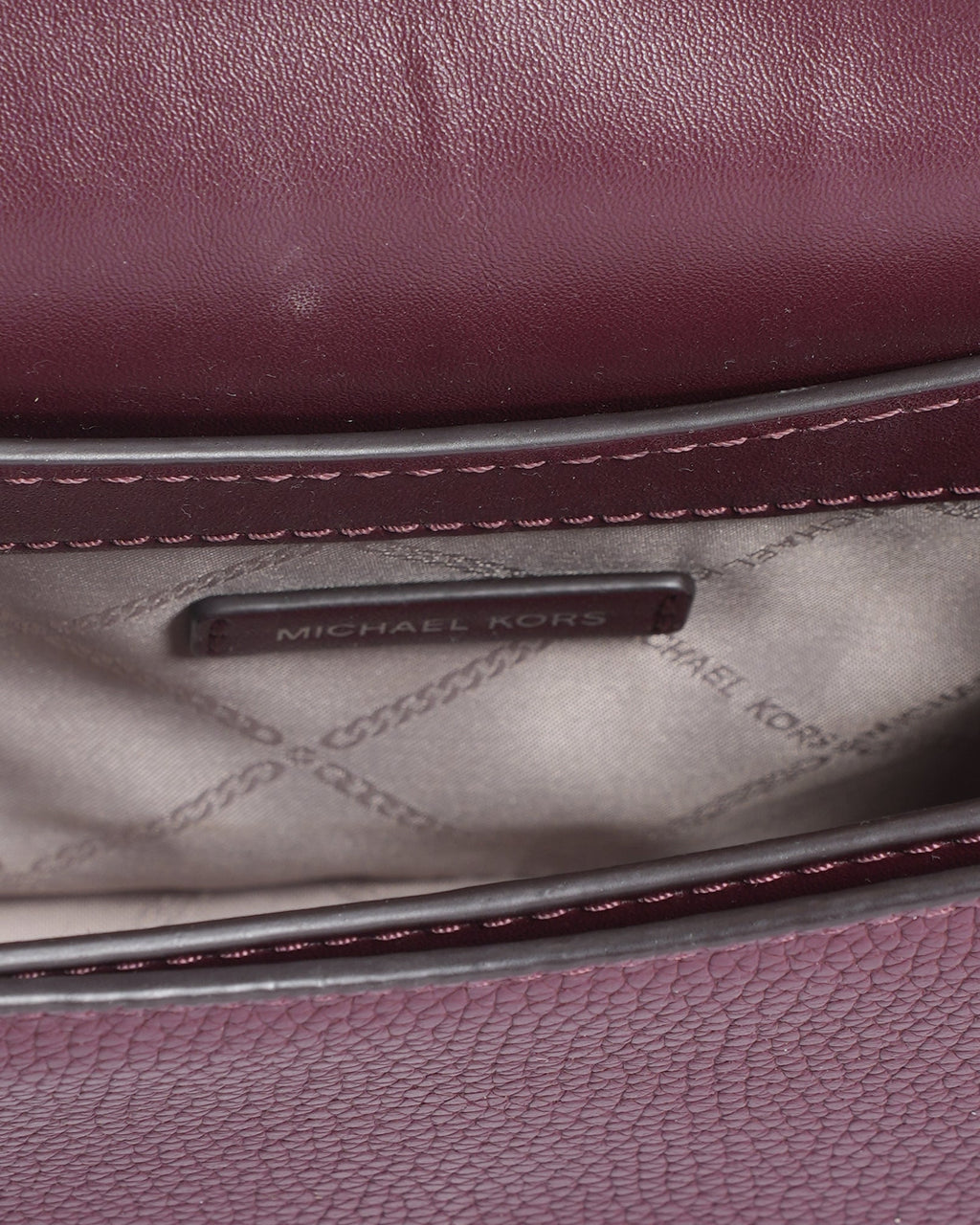 Michael Kors pebbled leather crossbody handbag
