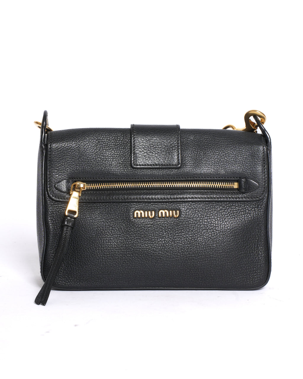 Miu Miu Madras Leather Crossbody Bag