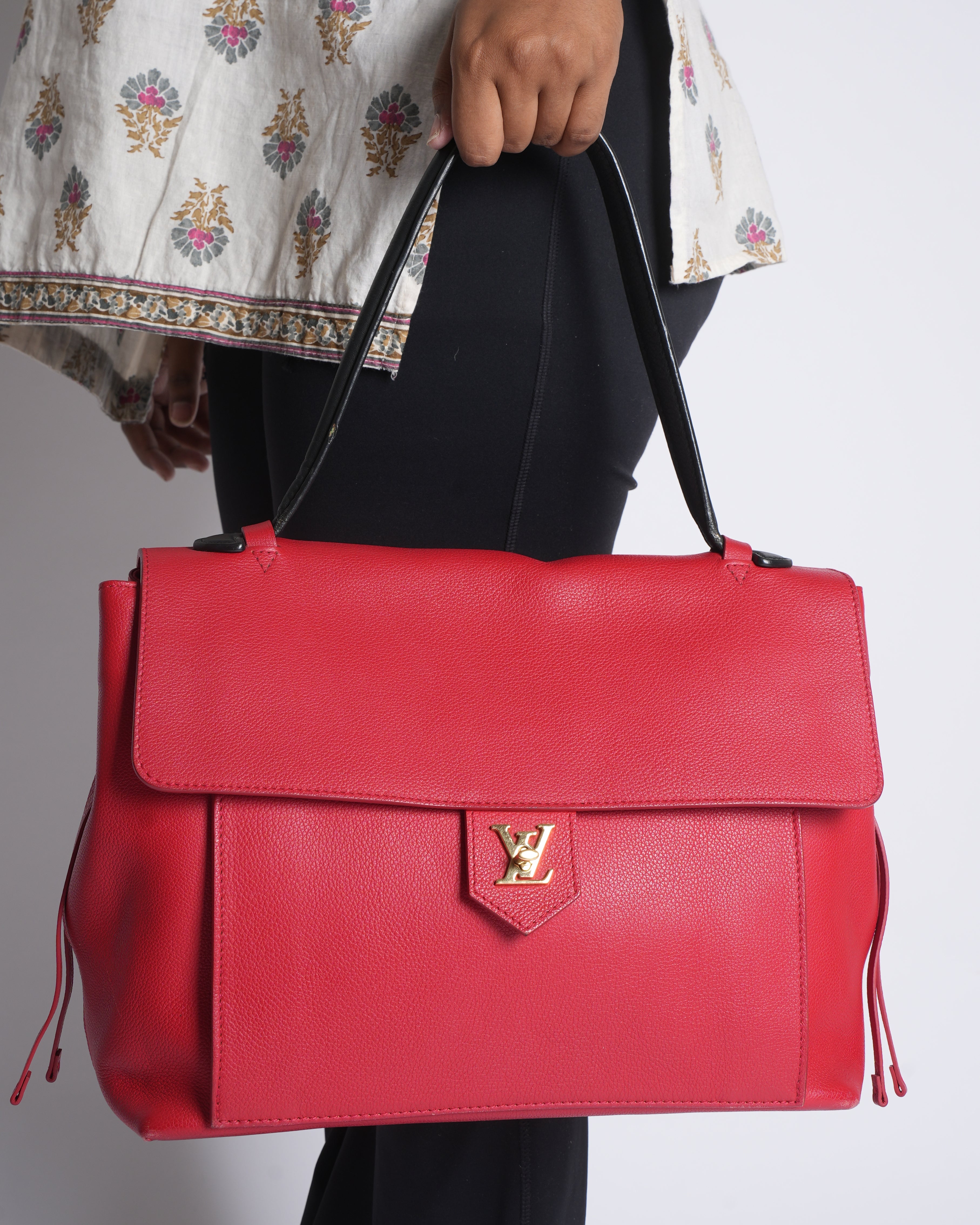 Louis Vuitton Pink mylockme chain Satchel