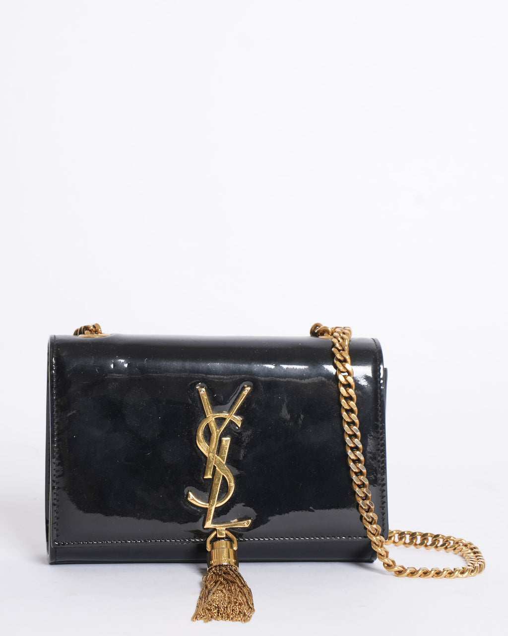 Saint Laurent Kate Patent Leather Crossbody Bag