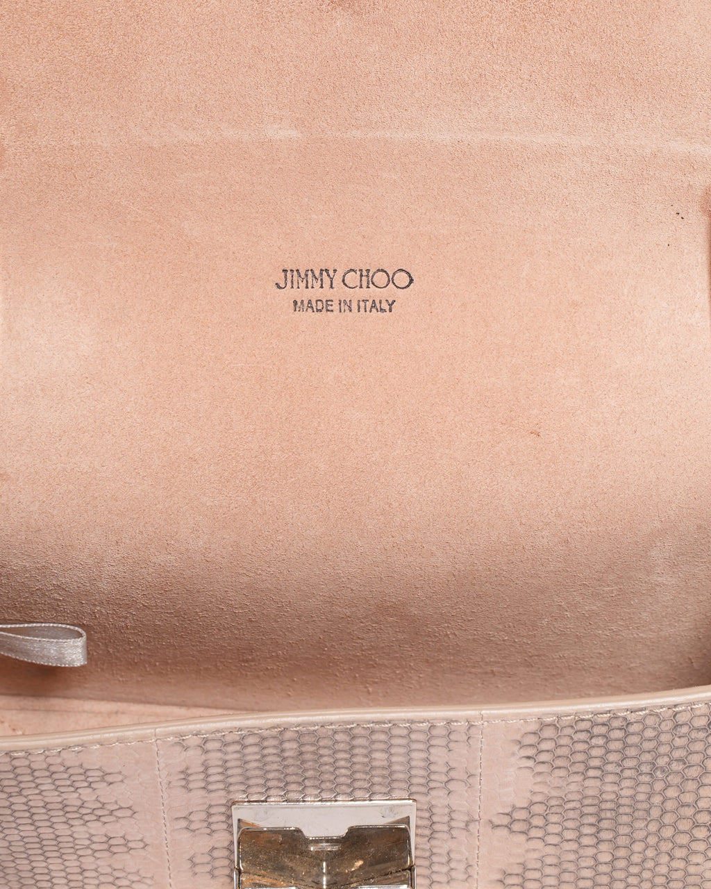 Jimmy Choo Lockett Python Crossbody Bag