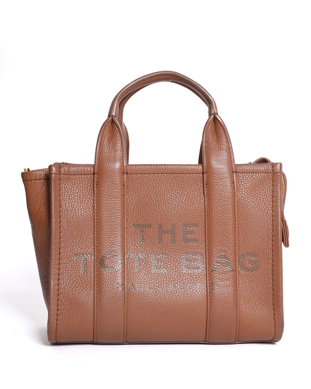 Marc Jacobs Mini Top Handle Bag with Crossbody Strap in Brown