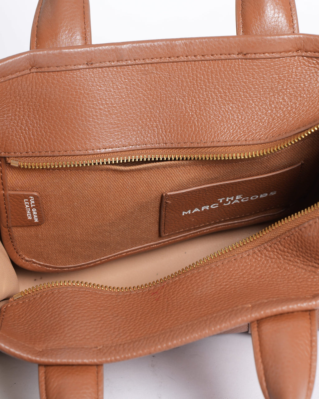 Marc Jacobs Mini Top Handle Bag with Crossbody Strap in Brown