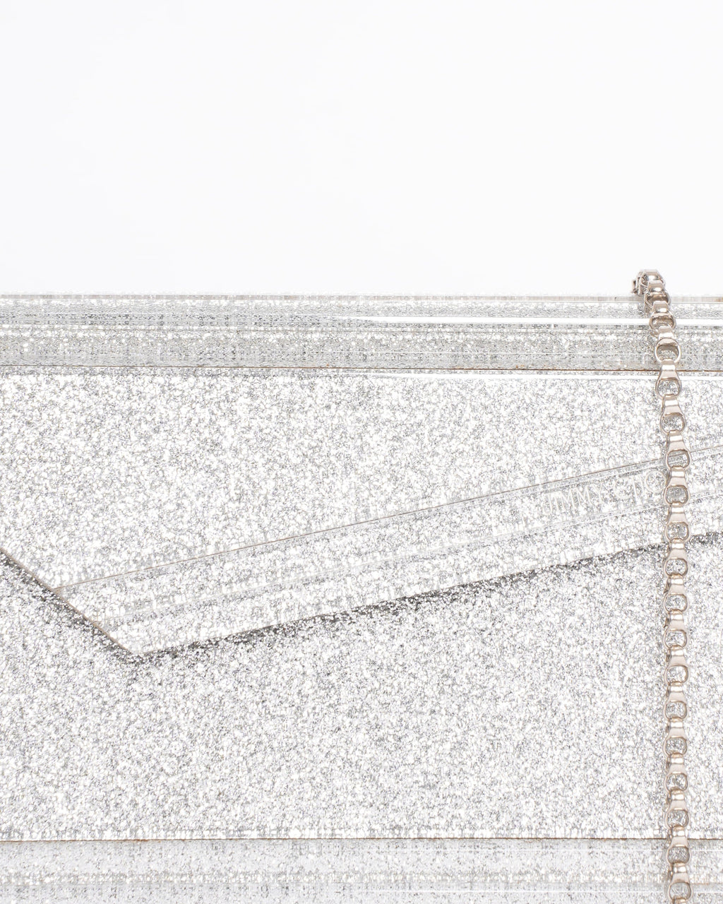 Jimmy Choo Acrylic Shimmer Crossbody Bag