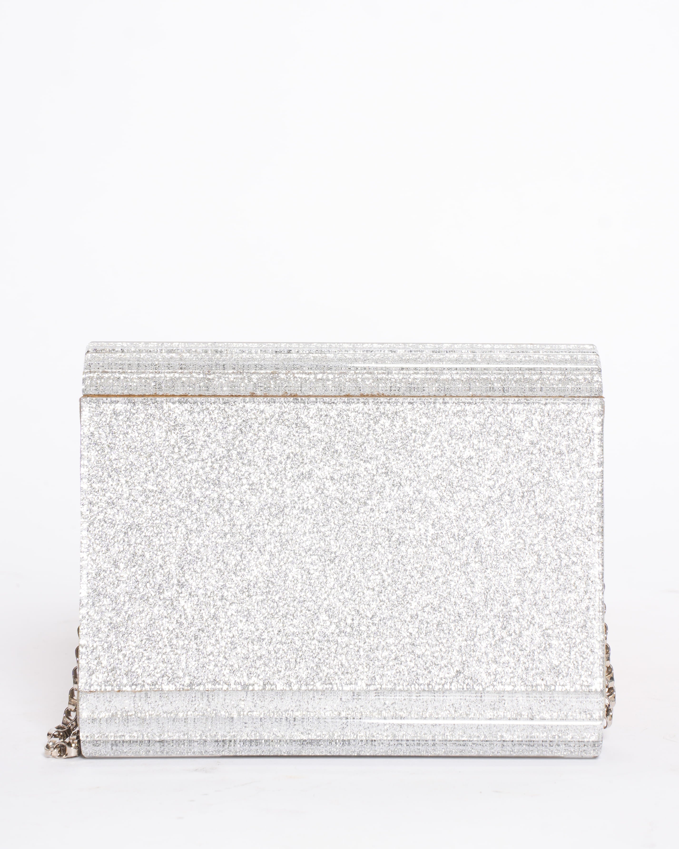 Jimmy Choo Acrylic Shimmer Crossbody Bag