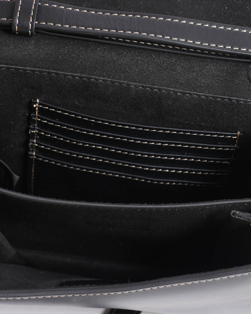 New Fendi fab black crossbody bag in smooth calfskin leather