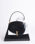 New Salvatore Ferragamo Geometric Small Top Handle Bag with Crossbody Strap