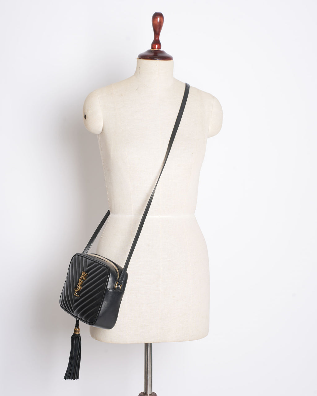 Saint Laurent Lou Camera Bag in Quilted Leather
